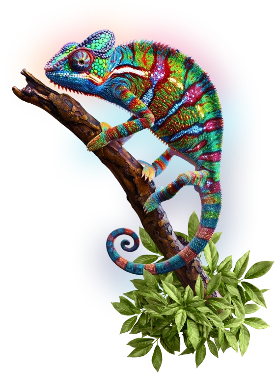 Image of a colorful beta fish